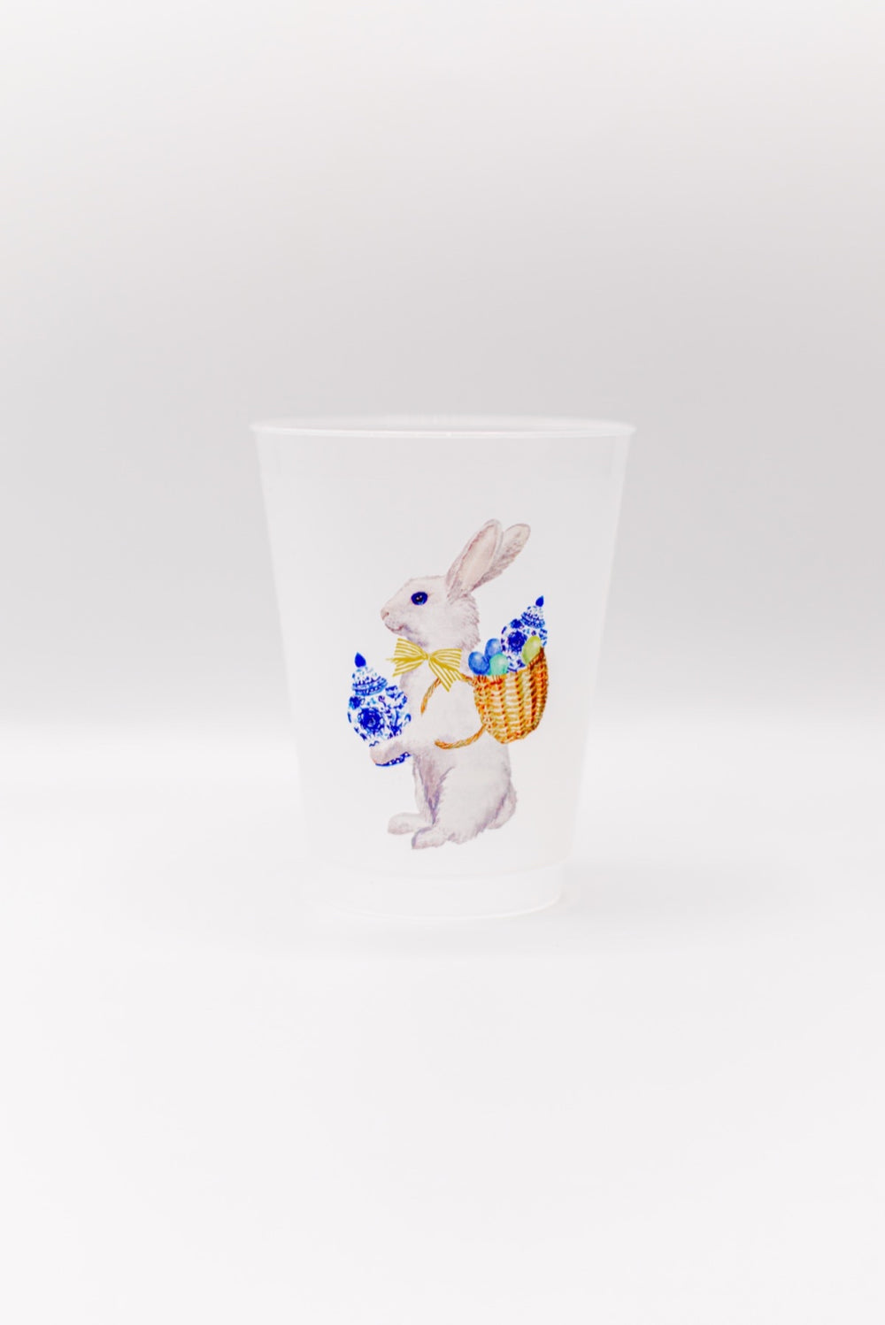 Chinoiserie Bunny shatterproof cup 16 oz.