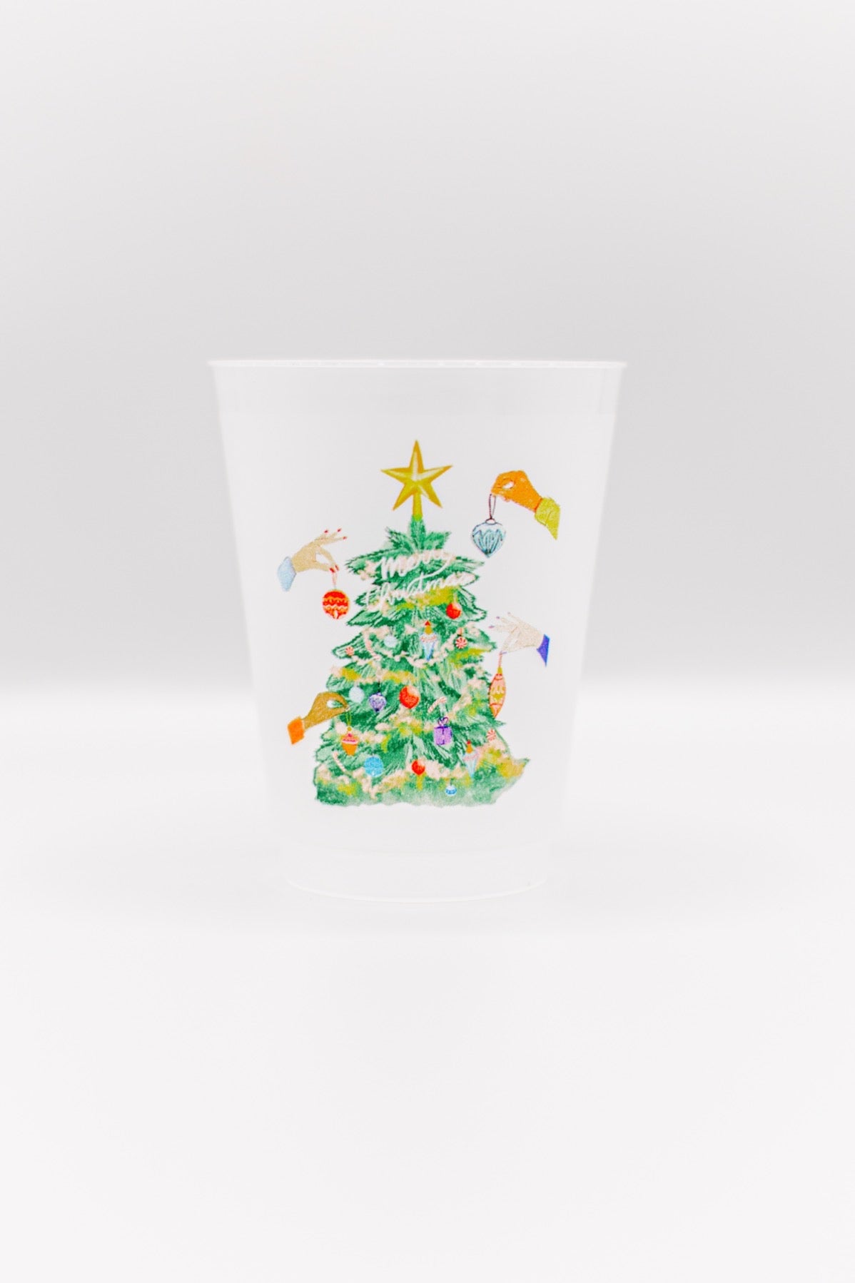 Christmas Tree Ornaments Shatterproof cup 16 oz.