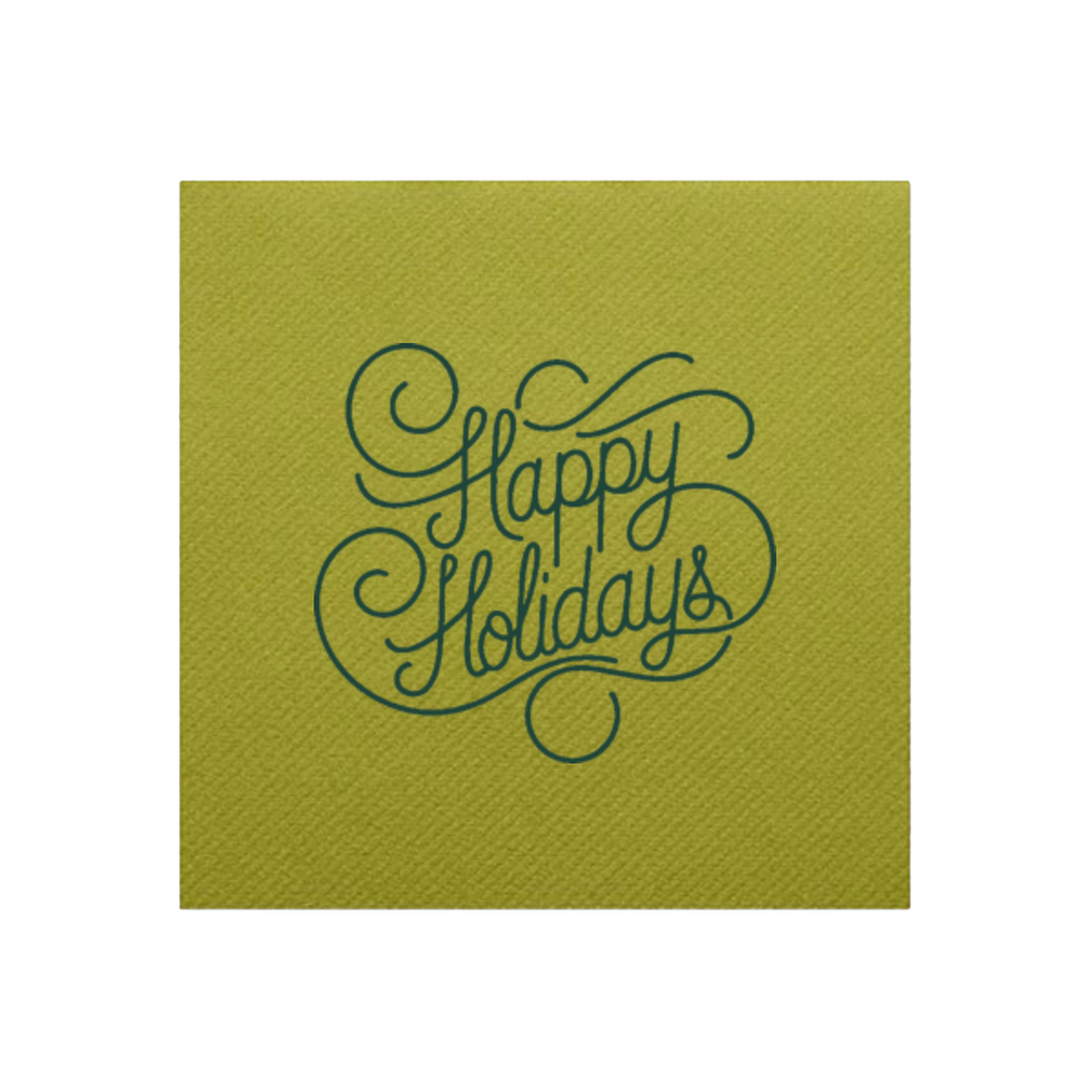 Happy Holidays Napkins