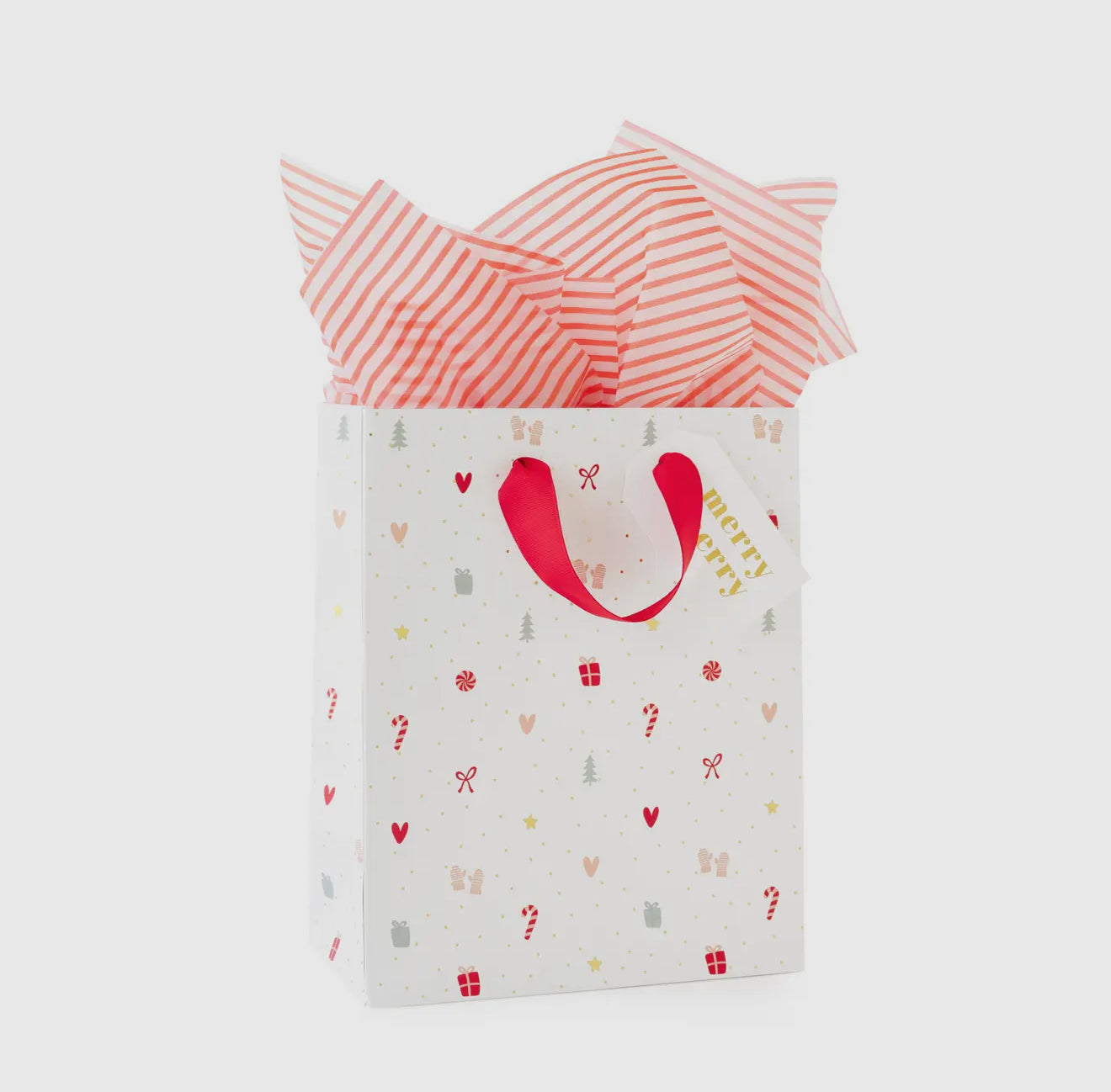 Gift Bag Set, Multicolor Holiday Icon Design