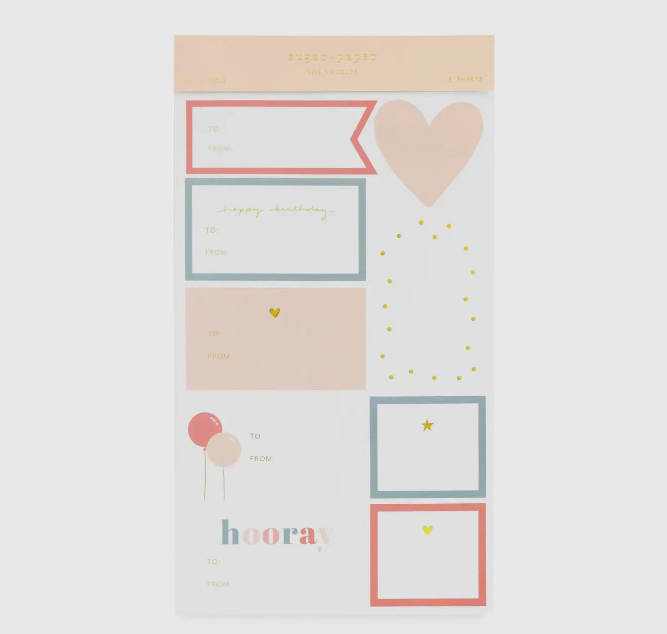 Birthday Sticker Sheets