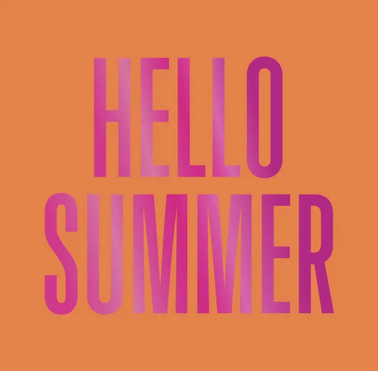 Hello Summer  - Foil Cocktail Napkins