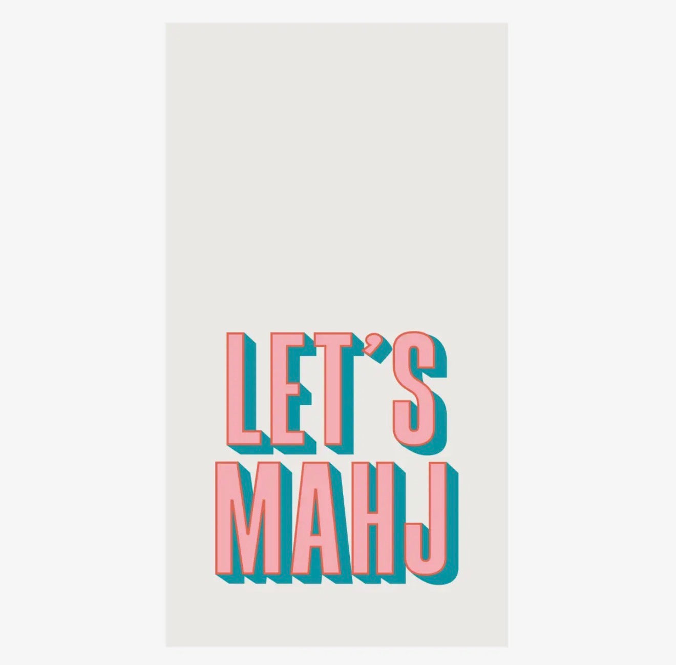 Let's Mahj Paper Guest Towels