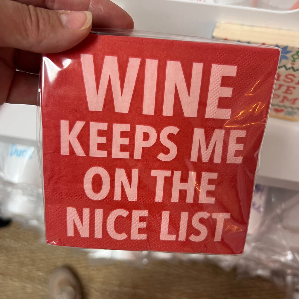 Wine Keeps Me On The Nice List