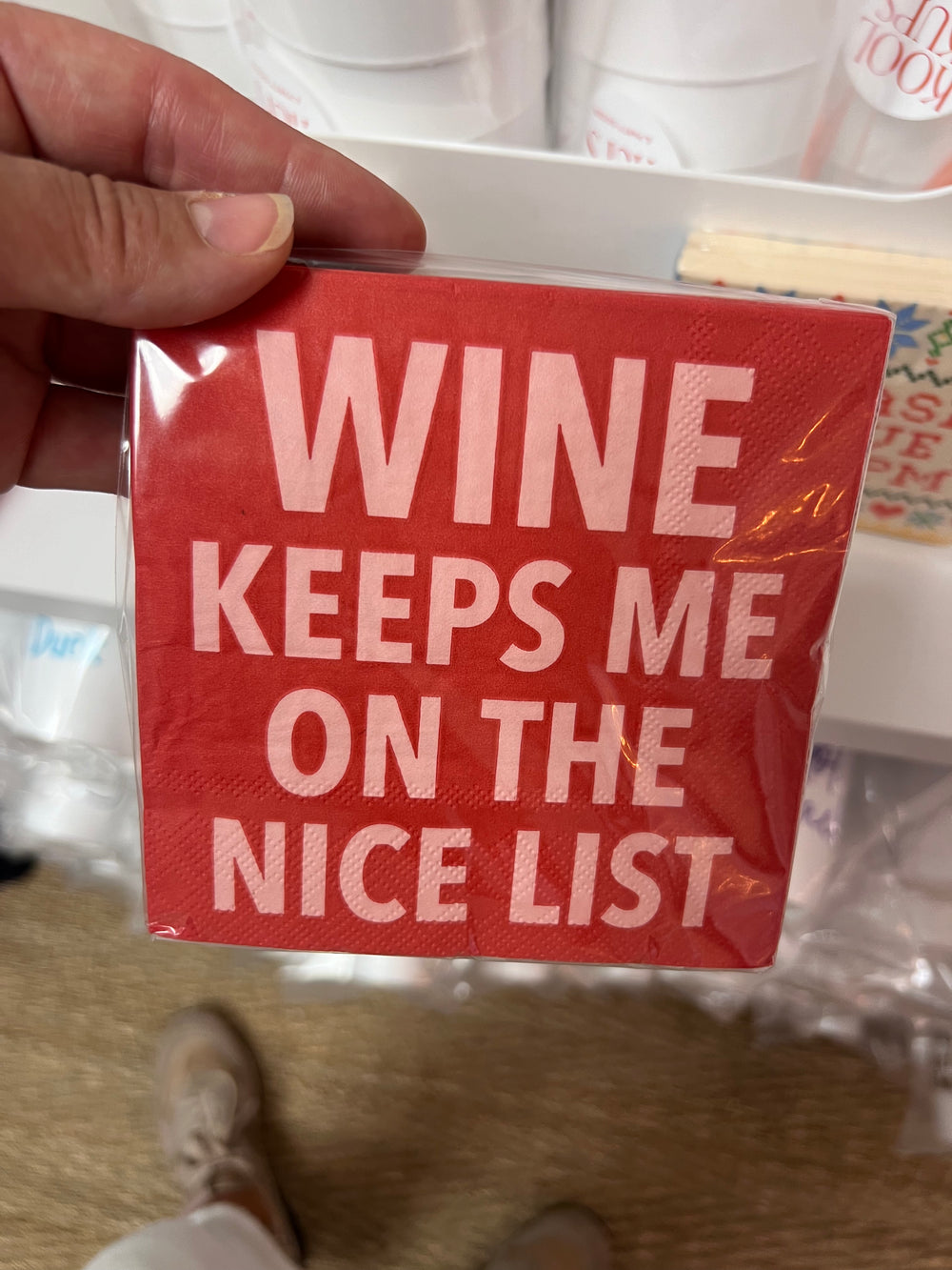 Wine Keeps Me On The Nice List