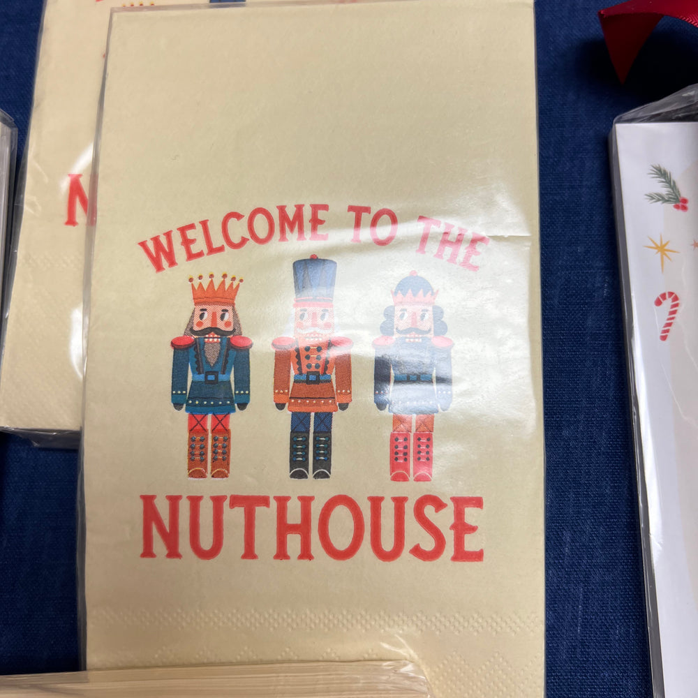 Welcome To The Nuthouse Guest Towel