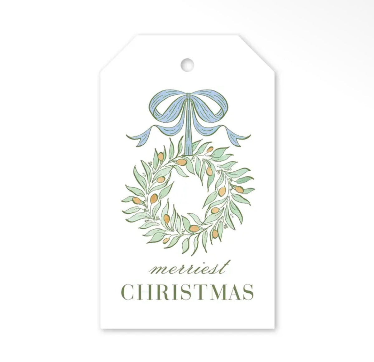 Capri Wreath Gift Tags