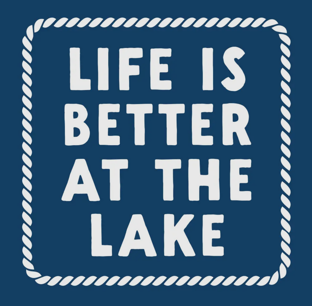 Life Is Better At The Lake Napkins