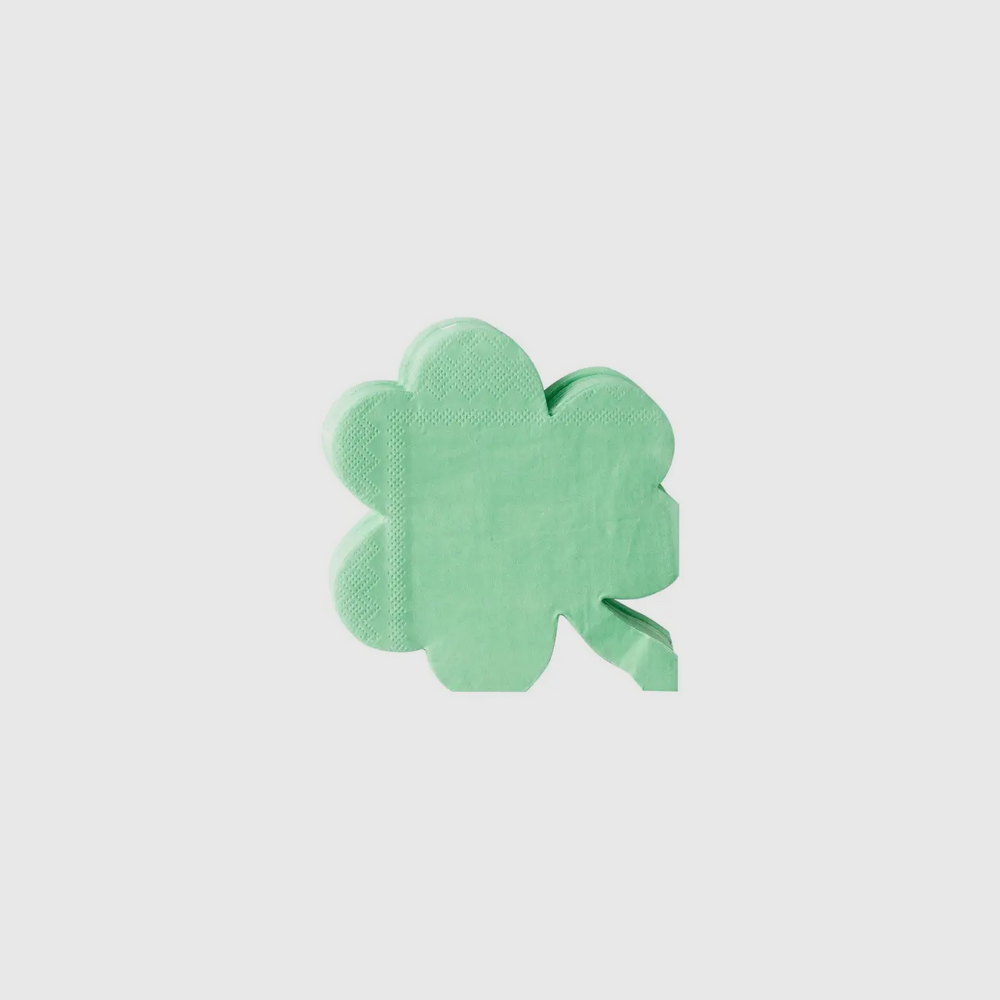 Shamrock Shaped Cocktail Napkin