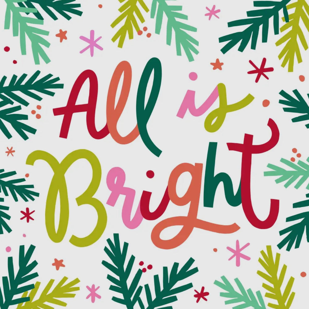 All is Bright Cocktail Napkins