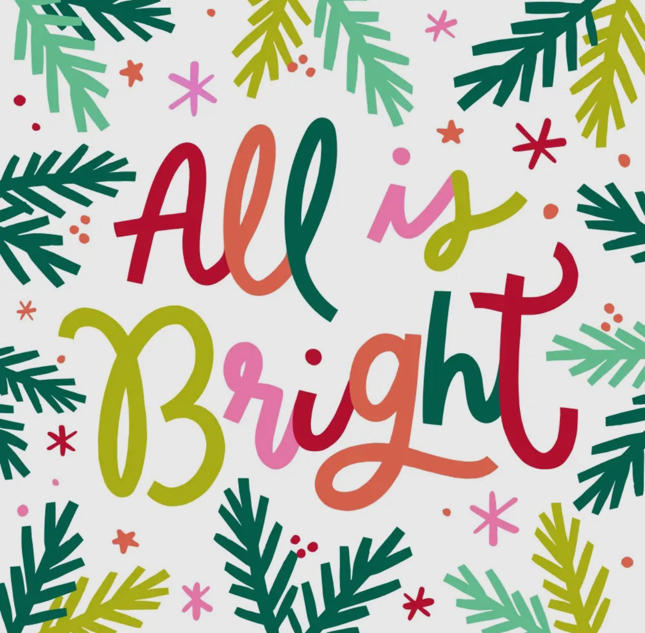 All is Bright Cocktail Napkins