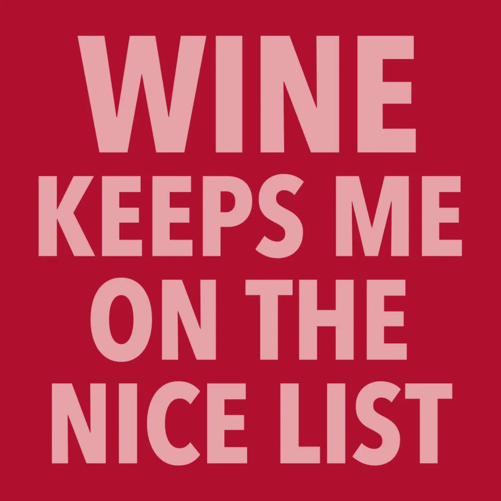 Wine Keeps Me on the Nice List
