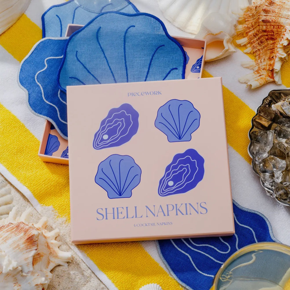 Shell Cocktail Napkins