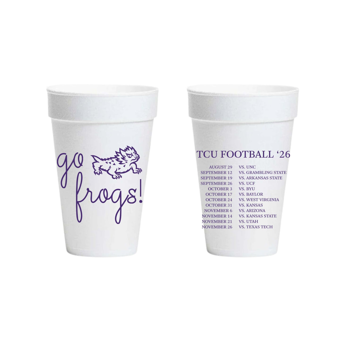 Go Frogs Football Schedule