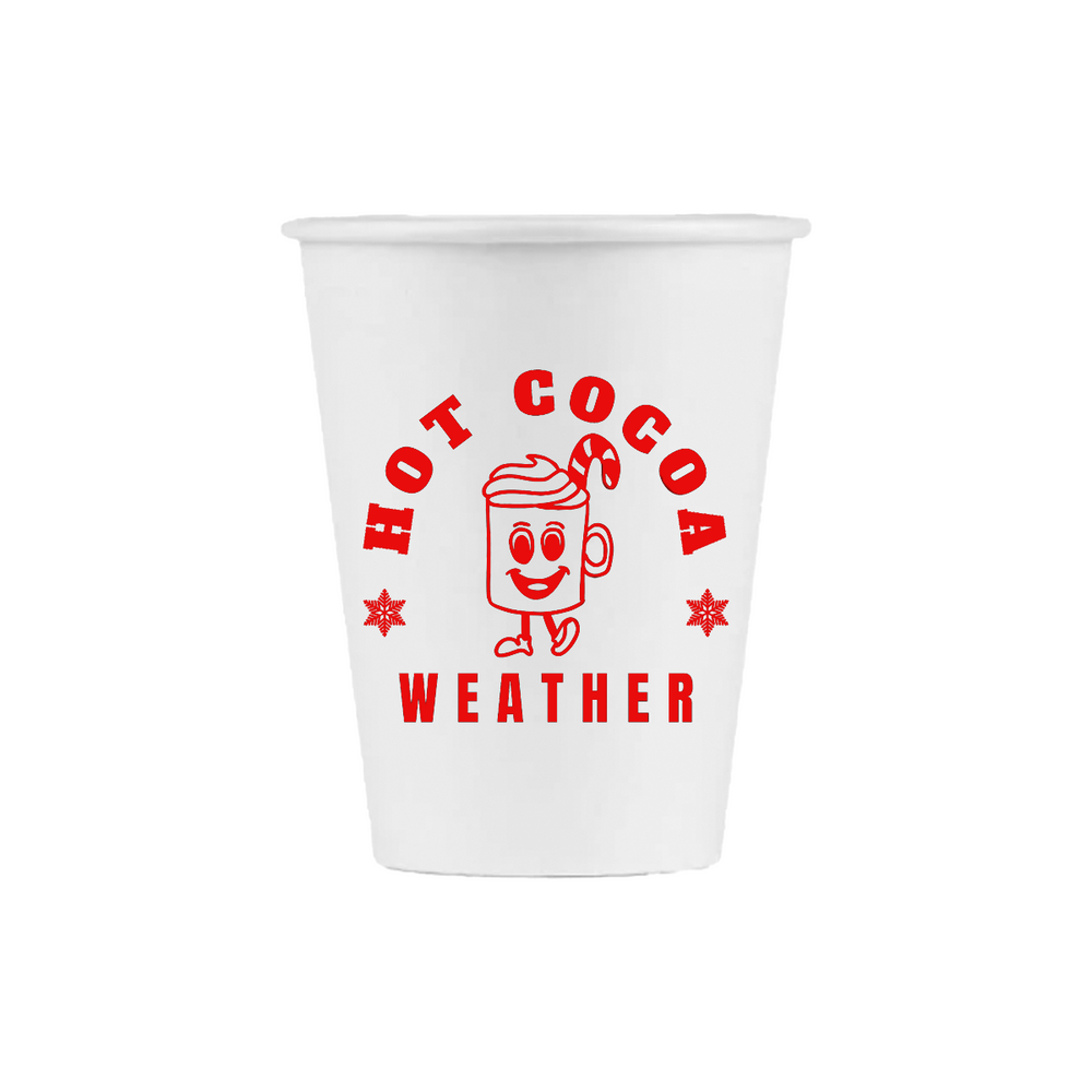 Hot Coco Weather Cups