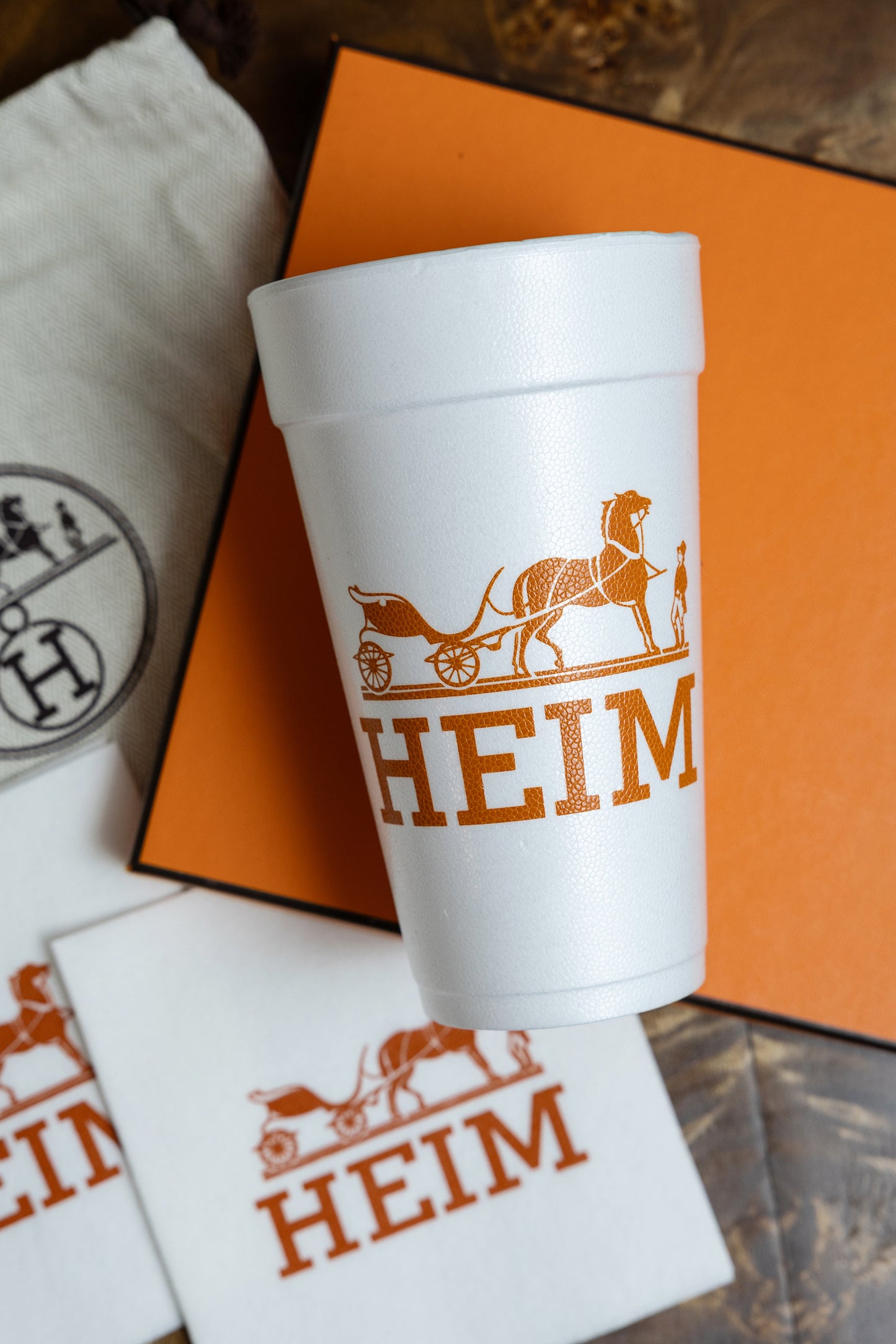 Custom Styrofoam Single Color Cup